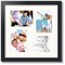 ArtToFrames Collage Photo Picture Frame with 4 - 5x7 inch Openings, Framed in Black with Over 62 Mat Color Options and Plexi Glass (CSM-3926-179)